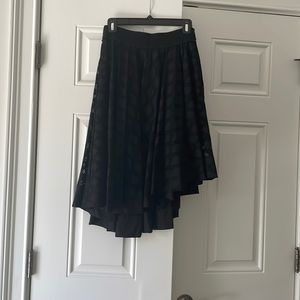 Asymmetrical Black Skirt by Sandro; Size 1